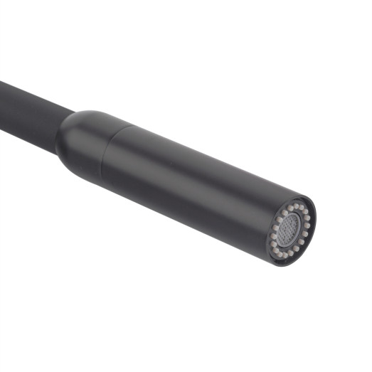 Смеситель для кухни Koer KI-70005-05 с черным силиконовым изливом (KR5005)