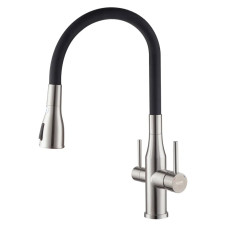 Змішувач для кухні Koer KI-72024-02 з виходом для питної води (KR5011)