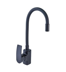 Змішувач для кухні MIXXUS MAGNUM 011 NUT BLACK REFL.BLACK з гнучким виливом (Колір чорний) (MI6199)