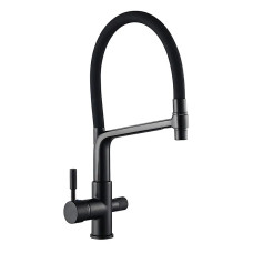 Змішувач для кухні MIXXUS PREMIUM BAROLO 021 BLACK з виходом для питної води (Колір чорний) (MI5927)