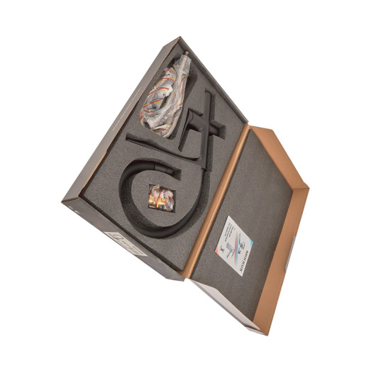 Смеситель для кухни MIXXUS PREMIUM DERBY 021 NUT BLACK REFL.BLACK с выходом для питьевой воды (MI6606)