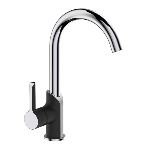Змішувач для кухні MIXXUS PREMIUM EDEM 017 BLACK (Колір чорний, хром) (MI5839)