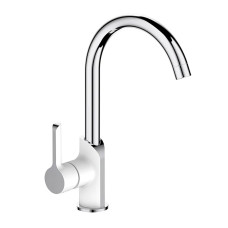 Змішувач для кухні MIXXUS PREMIUM EDEM 017 WHITE (Колір білий, хром) (MI5844)