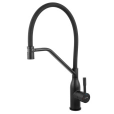 Змішувач для кухні MIXXUS PREMIUM GRAVITY 017 NUT BLACK REFL.BLACK (Колір чорний) (MI8408)