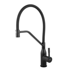 Змішувач для кухні MIXXUS PREMIUM GRAVITY 017 NUT BLACK REFL.BLACK (Колір чорний) (MI8408)