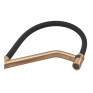 Смеситель для кухни MIXXUS PREMIUM GRAVITY 017 NUT BRUSHED GOLD REFL.BLACK (цвет матовое золото) (MI8410)