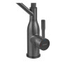 Змішувач для кухні MIXXUS PREMIUM GRAVITY 017 NUT GRAPHITE REFL.GRAY (Колір графіт, вилив сірий) (MI8409)