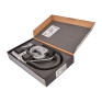 Змішувач для кухні MIXXUS PREMIUM GRAVITY 017 NUT REFL.BLACK (Колір хром, вилив чорний) (MI8406)