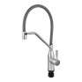 Змішувач для кухні MIXXUS PREMIUM GRAVITY 017 NUT SS COLOR REFL.GREY (Колір нержавіюча сталь) (MI8407)