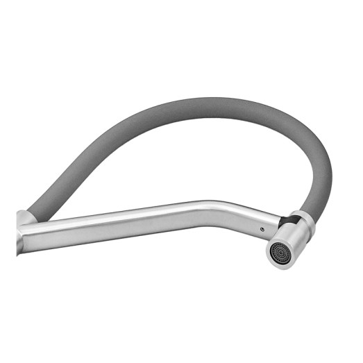 Змішувач для кухні MIXXUS PREMIUM GRAVITY 017 NUT SS COLOR REFL.GREY (Колір нержавіюча сталь) (MI8407)