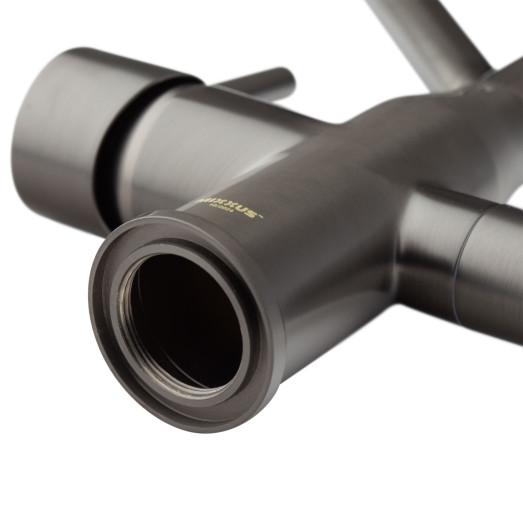 Смеситель для кухни MIXXUS PREMIUM GRAVITY 021 GRAPHITE REFL.BLACK с выходом для питьевой воды (MI6979)