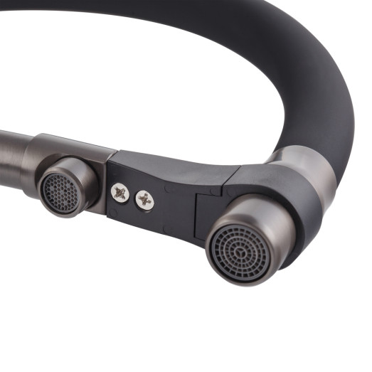 Смеситель для кухни MIXXUS PREMIUM GRAVITY 021 GRAPHITE REFL.BLACK с выходом для питьевой воды (MI6979)