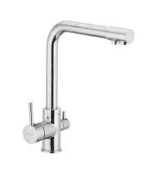 Змішувач для кухні MIXXUS PREMIUM GUDINI 021 з виходом для питної води (Колір хром) (MI1589)