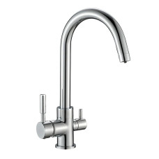 Змішувач для кухні MIXXUS PREMIUM MAFIN 021 з виходом для питної води (Колір хром) (MI5930)