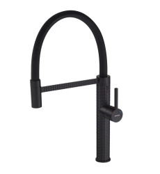 Смеситель для кухни MIXXUS PREMIUM OLIWER 017 BLACK REFL.BLACK (Цвет черный) (MI6966)