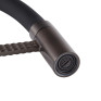 Змішувач для кухні MIXXUS PREMIUM OLIWER 017 GRAPHITE REFL.BLACK (Колір графіт, вилив чорний) (MI6967)