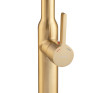 Змішувач для кухні MIXXUS PREMIUM PULL 017 BRUSHED GOLD REFL.BLACK (Колір матове золото) (MI8280)