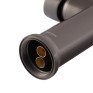 Змішувач для кухні MIXXUS PREMIUM PULL 017 GRAPHITE REFL.BLACK (колір графіт, вилив чорний) (MI8278)