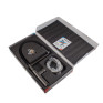 Змішувач для кухні MIXXUS PREMIUM PULL 017 GRAPHITE REFL.BLACK (колір графіт, вилив чорний) (MI8278)