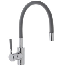 Смеситель для кухни MIXXUS PREMIUM RIO 011 REFL.GRAY с гибким изливом (MI5816)
