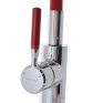 Смеситель для кухни MIXXUS PREMIUM RIO 011 REFL.RED с гибким красным изливом (MI5817)