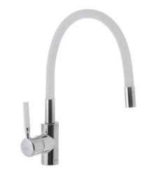 Змішувач для кухні MIXXUS PREMIUM RIO 011 REFL.WHITE з гнучким виливом (MI5814)