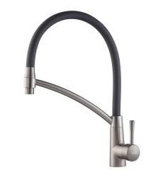 Змішувач для кухні MIXXUS PREMIUM ROSSI 017 GRAPHITE REFL.BLACK (Колір графіт, вилив чорний) (MI6829)