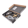Змішувач для кухні MIXXUS PREMIUM SENNA 021 BRUSHED GOLD REFL.BLACK з виходом для питної води (MP6722)