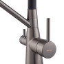 Змішувач для кухні MIXXUS PREMIUM SENNA 021 GRAPHITE REFL.BLACK з виходом для питної води (MI6827)