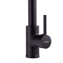 Смеситель для кухни MIXXUS PREMIUM SPRING 017 BLACK с изливом пружина (Цвет черный) (MI6951)