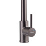 Змішувач для кухні MIXXUS PREMIUM SPRING 017 GRAPHITE з виливом пружина (Колір графіт) (MI6952)