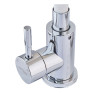 Змішувач для кухні MIXXUS SUS-011 CHROME REFL.WHITE з нержавіючої сталі SUS304 з гнучким виливом (MI6233)