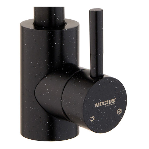 Змішувач для кухні MIXXUS SUS-011 STONE BLACK з нержавіючої сталі SUS304 (Колір чорний) (MI6209)