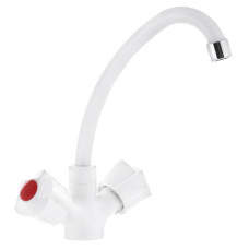 Смеситель для кухни Plamix Ama-271 White (PM0696)