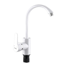 Смеситель для кухни Plamix Leon-011 White (PM0614)
