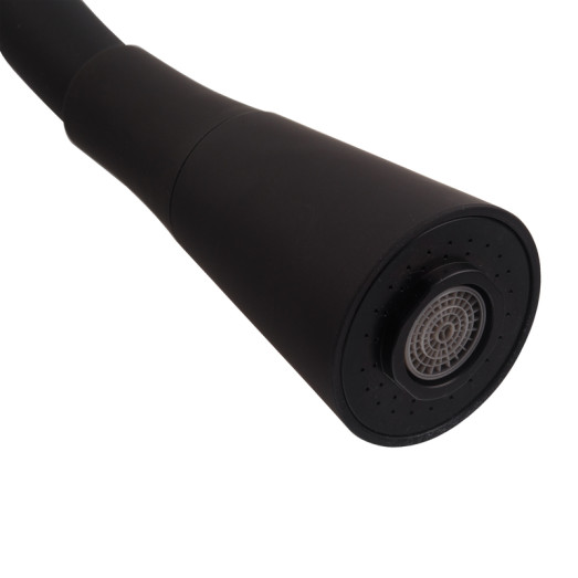 Змішувач для кухні MIXXUS SEO-011-T GRAPHITE REFL.BLACK (Колір графіт, вилив чорний) (MI8434)