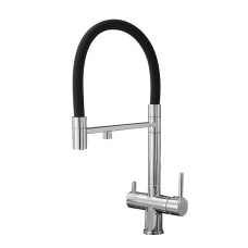 Змішувач для кухні з підключенням до фільтру FADO Crater хром (MIX01601C)