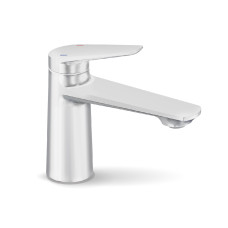 Змішувач для умивальника FADO Garda матовий білий (MIX0504W)