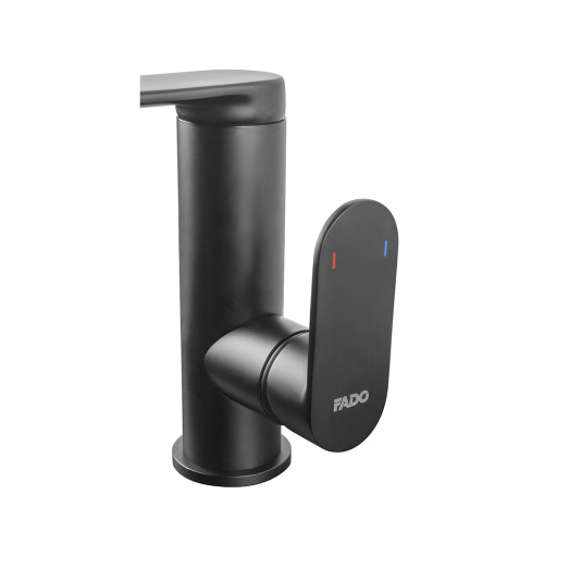 Змішувач для умивальника FADO Nemi матовий чорний (MIX0804B)