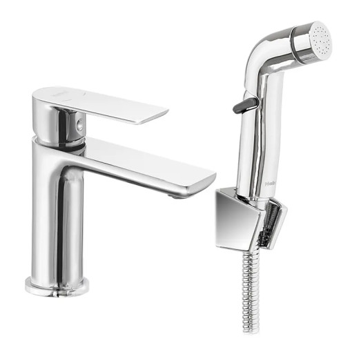 Змішувач для умивальника Haiba ALEX 001 (SH) із виходом для гігієнічної лійки (HB3977)