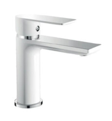 Змішувач для умивальника HAIBA ALEX 001 WHITE-CHROME (HB9562)