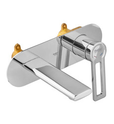 Змішувач для умивальника Haiba Bavariya 001 WALL (HB3961)