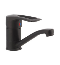 Змішувач для умивальника Haiba Hansberg 004 чорний (HB0185)