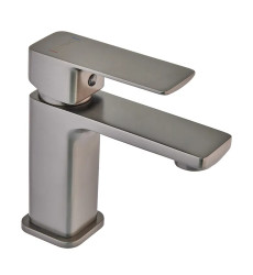 Змішувач для умивальника Haiba Kubus 001 Graphite (HB4001)