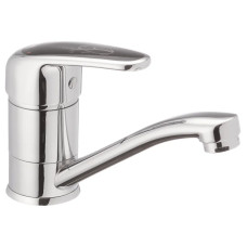 Змішувач для умивальника Haiba Magic 555 з чорною ручкою (HB0671)