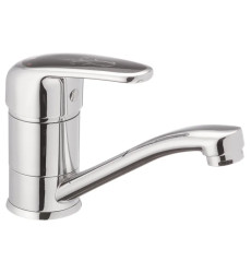 Змішувач для умивальника Haiba Magic 555 з чорною ручкою (HB0671)