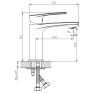 Змішувач для умивальника Haiba Troya 001 (HB9659)