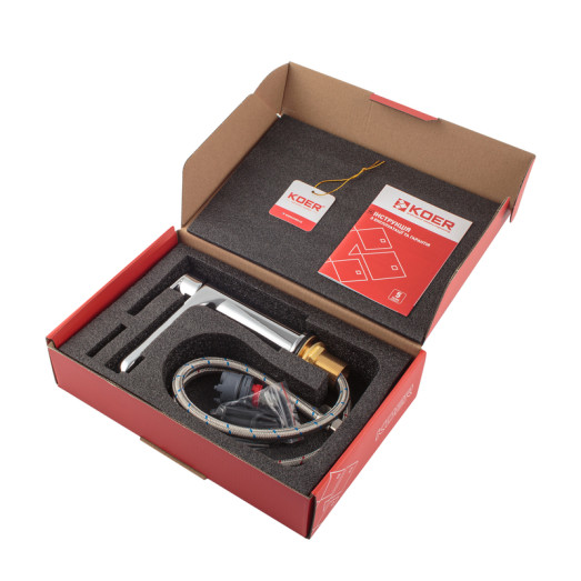 Смеситель для умывальника Koer KB-10030-01 (KR5424)