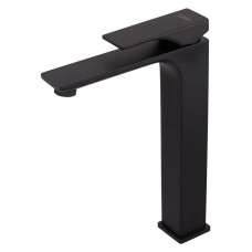 Змішувач для умивальника Koer KB-11010-05 високий чорний (KR3483)