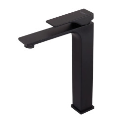 Змішувач для умивальника Koer KB-11010-05 високий чорний (KR3483)